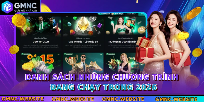 Danh sách những chương trình đang chạy trong 2026