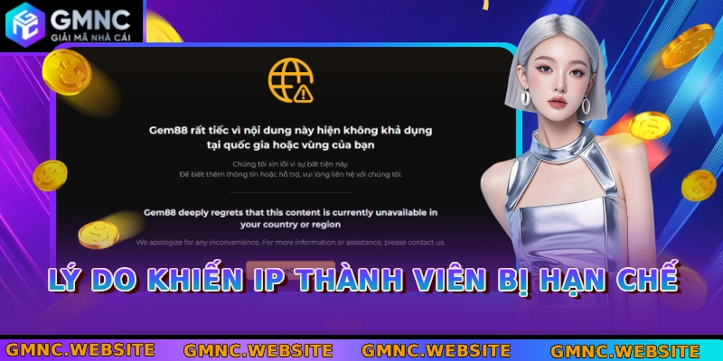 Lý do khiến IP thành viên bị hạn chế