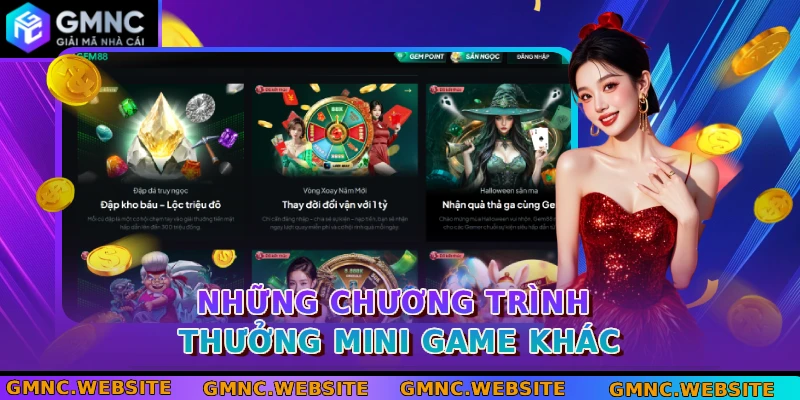 Những chương trình thưởng mini game khác