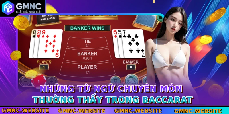 Những từ ngữ chuyên môn thường thấy trong Baccarat