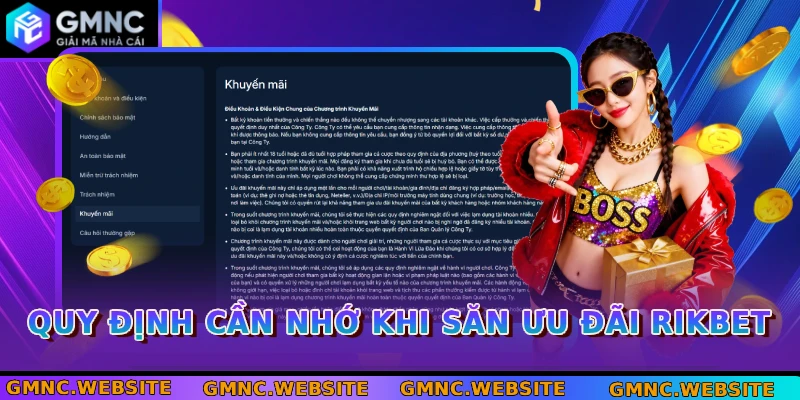 Quy định cần nhớ khi săn ưu đãi RIKBET