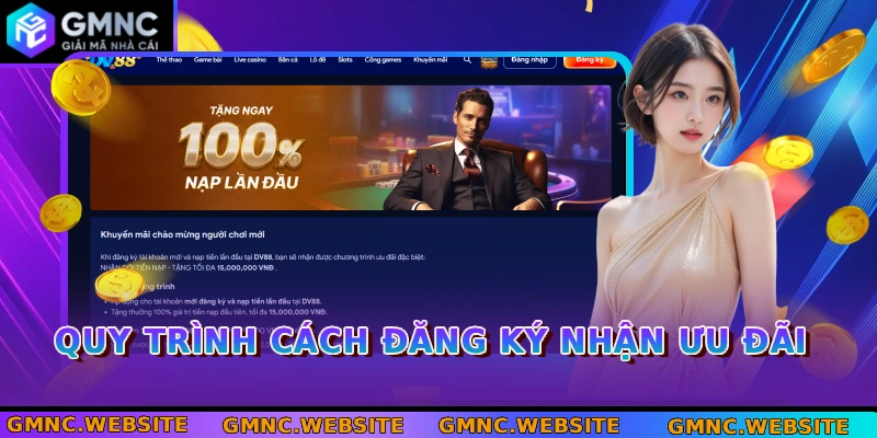 Quy trình cách đăng ký nhận ưu đãi